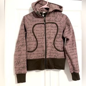 🍋Lululemon Scuba Full Zip Scribble Hoodie